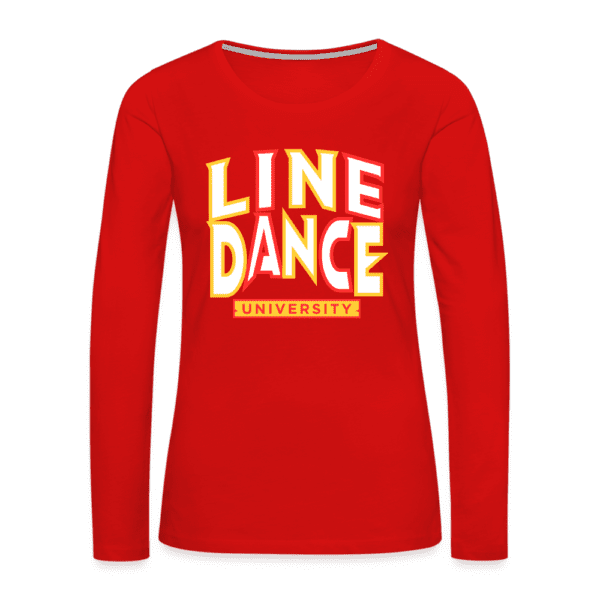 High-Quality Premium Women's Long Sleeve T-Shirt for Line Dance - Stylish Dancewear Top