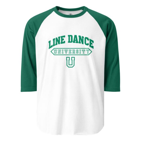 Kelly Green Unisex Line Dance Baseball T-Shirt - Stylish Dancewear for All