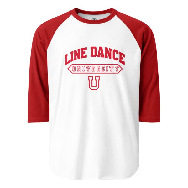 Red Unisex Baseball T-Shirt for Line Dance - Stylish & Comfortable Dancewear