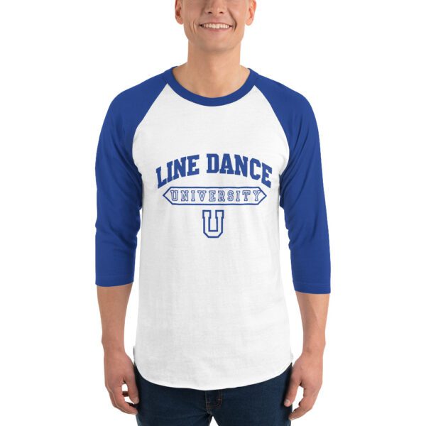 Unisex Royal Blue Line Dance Baseball T-Shirt - Comfortable & Stylish Dancewear