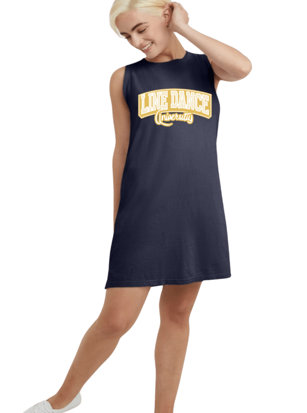 Anchor Slate 100% Cotton Anchor Slate Tank Dress from Line Dance University - Comfortable & Stylish